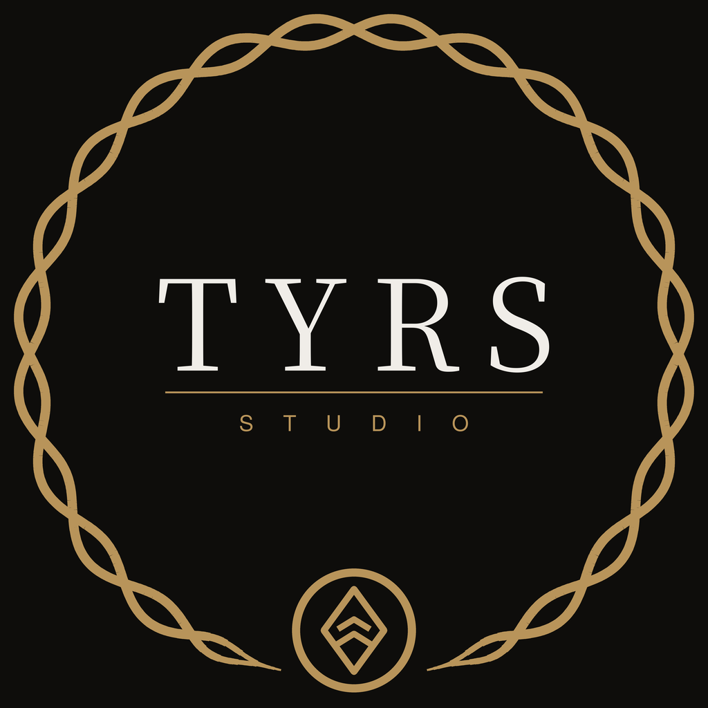 Logo Tyrs Studio 1024px, pełne tło