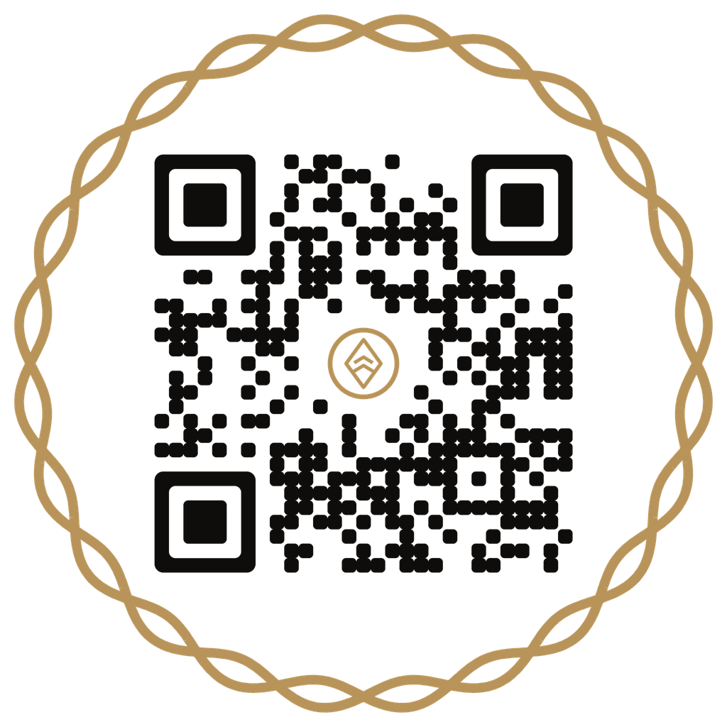 Kod QR Tyrs Studio 1024px, przezroczyste