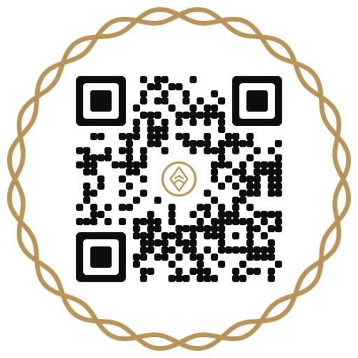 Kod QR Tyrs Studio 512px, przezroczyste