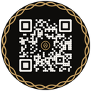 Kod QR Tyrs Studio 128px, ciemne tło